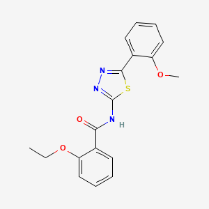 2-ethoxy-N-(5-(2-methoxyphenyl)-1,3,4-thiadiazol-2-yl)benzamide