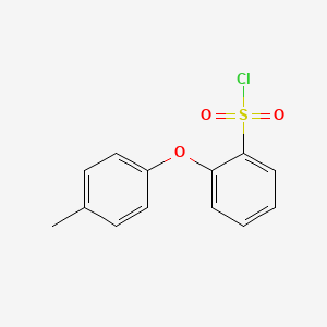 molecular formula C13H11ClO3S B2681113 [2-(4-甲基苯氧基)苯基]磺酰氯 CAS No. 206262-15-9
