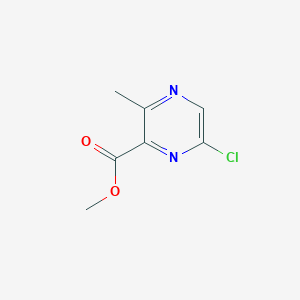 molecular formula C7H7ClN2O2 B2681114 甲基-6-氯-3-甲基吡嗪-2-甲酸酯 CAS No. 1166831-45-3