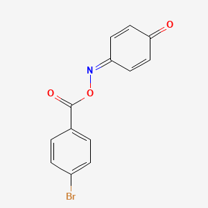 molecular formula C13H8BrNO3 B2681116 4-(((4-溴苯甲酰)氧基)亚胺)环己-2,5-二烯酮 CAS No. 151756-37-5