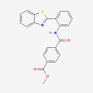 Methyl 4-((2-(benzo[d]thiazol-2-yl)phenyl)carbamoyl)benzoate