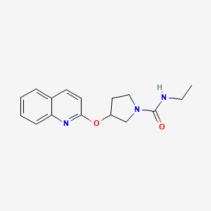 N-ethyl-3-(quinolin-2-yloxy)pyrrolidine-1-carboxamide