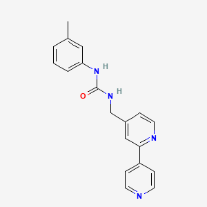1-([2,4'-Bipyridin]-4-ylmethyl)-3-(m-tolyl)urea