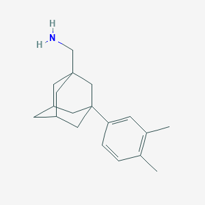molecular formula C19H28ClN B2681171 [3-(3,4-Dimethylphenyl)-1-adamantyl]methylamine CAS No. 400749-85-1