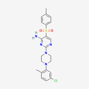 N-(8-fluoro-2-piperidin-1-ylquinolin-6-yl)-N'-(2-methoxyphenyl)urea