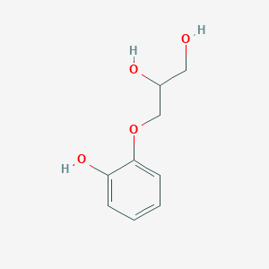 molecular formula C9H12O4 B026812 3-(2-Hydroxyphenoxy)propane-1,2-diol CAS No. 19826-87-0