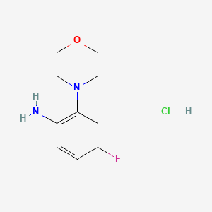 4-Fluoro-2-(morpholin-4-yl)aniline hydrochloride