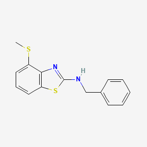 molecular formula C15H14N2S2 B2681215 N-benzyl-4-(methylthio)benzo[d]thiazol-2-amine CAS No. 890961-88-3