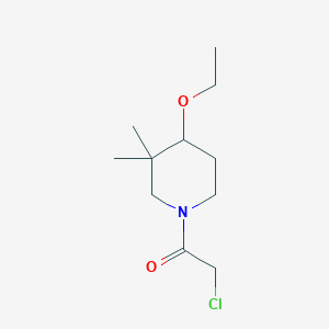 2-Chloro-1-(4-ethoxy-3,3-dimethylpiperidin-1-yl)ethanone