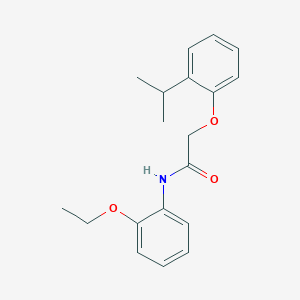 molecular formula C19H23NO3 B2681314 N-(2-ethoxyphenyl)-2-[2-(propan-2-yl)phenoxy]acetamide CAS No. 304890-49-1