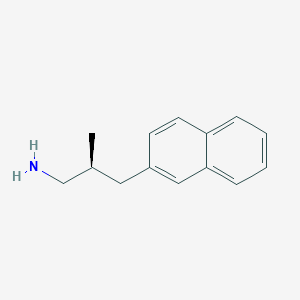 molecular formula C14H17N B2681329 (2S)-2-Methyl-3-naphthalen-2-ylpropan-1-amine CAS No. 2248187-49-5
