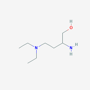 molecular formula C8H20N2O B2681332 2-Amino-4-(diethylamino)butan-1-ol CAS No. 1343702-99-7
