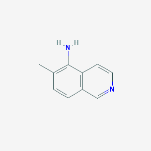 molecular formula C10H10N2 B2681375 6-Methylisoquinolin-5-amine CAS No. 188120-79-8