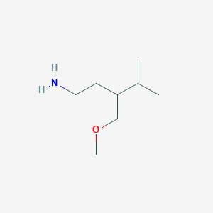 molecular formula C8H19NO B2681423 4-Methoxy-3-(propan-2-yl)butan-1-amine CAS No. 1526075-99-9