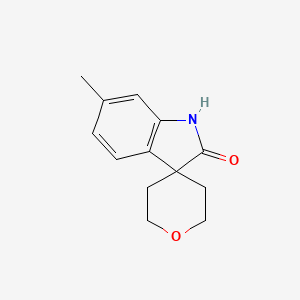 6-Methyl-1H-spiro[indole-3,4'-oxane]-2-one