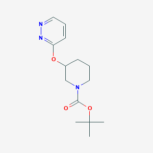 Tert-butyl 3-(pyridazin-3-yloxy)piperidine-1-carboxylate