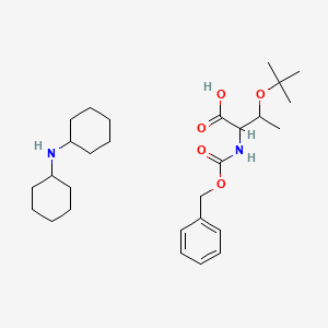 molecular formula C28H46N2O5 B2681559 Z-D-Allo-thr(tbu)-OH dcha CAS No. 16966-07-7; 198828-94-3; 201275-65-2