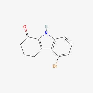 molecular formula C12H10BrNO B2681574 5-bromo-2,3,4,9-tetrahydro-1H-carbazol-1-one CAS No. 1100345-72-9