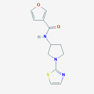 N-(1-(thiazol-2-yl)pyrrolidin-3-yl)furan-3-carboxamide