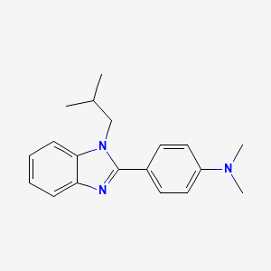 [4-(1-Isobutyl-1H-benzoimidazol-2-yl)phenyl](dimethyl)amine