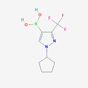 1-Cyclopentyl-3-(trifluoromethyl)pyrazole-4-boronic acid