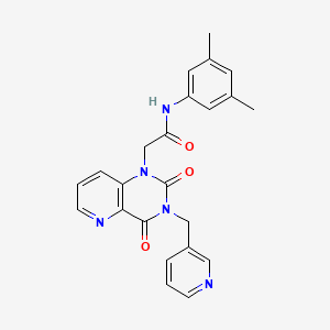 N-(3,5-dimethylphenyl)-2-(2,4-dioxo-3-(pyridin-3-ylmethyl)-3,4-dihydropyrido[3,2-d]pyrimidin-1(2H)-yl)acetamide