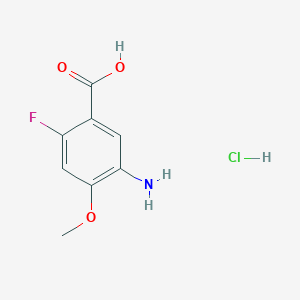 5-Amino-2-fluoro-4-methoxybenzoic acid hydrochloride