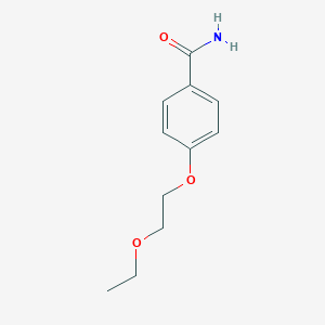 molecular formula C11H15NO3 B268170 4-(2-Ethoxyethoxy)benzamide 