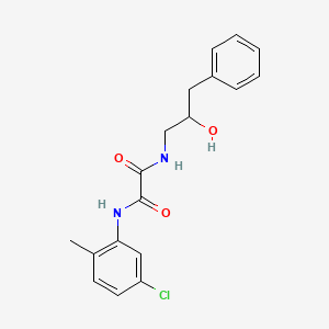 N1-(5-chloro-2-methylphenyl)-N2-(2-hydroxy-3-phenylpropyl)oxalamide