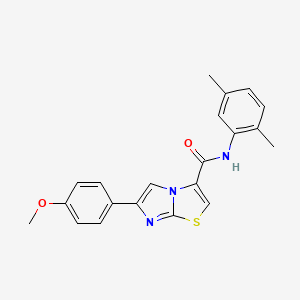 N-(2,5-dimethylphenyl)-6-(4-methoxyphenyl)imidazo[2,1-b]thiazole-3-carboxamide