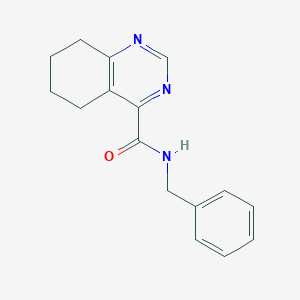 molecular formula C16H17N3O B2681778 N-Benzyl-5,6,7,8-tetrahydroquinazoline-4-carboxamide CAS No. 2415472-20-5