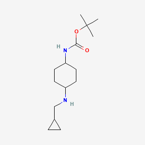 tert-Butyl (1R*,4R*)-4-[(cyclopropylmethyl)amino]-cyclohexylcarbamate