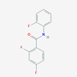molecular formula C13H8F3NO B268181 2,4-difluoro-N-(2-fluorophenyl)benzamide 