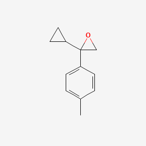 molecular formula C12H14O B2681834 2-Cyclopropyl-2-(4-methylphenyl)oxirane CAS No. 2248350-58-3