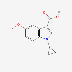 1-cyclopropyl-5-methoxy-2-methyl-1H-indole-3-carboxylic acid