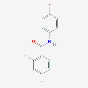 molecular formula C13H8F3NO B268188 2,4-difluoro-N-(4-fluorophenyl)benzamide 