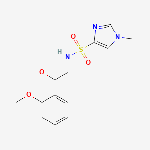 N-(2-methoxy-2-(2-methoxyphenyl)ethyl)-1-methyl-1H-imidazole-4-sulfonamide