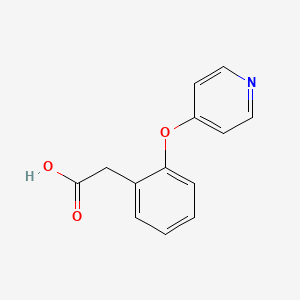molecular formula C13H11NO3 B2681891 2-(2-(吡啶-4-氧基)苯基)乙酸 CAS No. 1534533-86-2