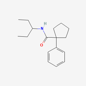 N-(1-Ethylpropyl)(phenylcyclopentyl)formamide
