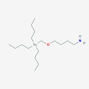 molecular formula C17H39NOSn B2681901 4-((三丁基锡基)甲氧基)丁酸-1-胺 CAS No. 1577233-75-0