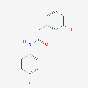 molecular formula C14H11F2NO B268191 2-(3-fluorophenyl)-N-(4-fluorophenyl)acetamide 