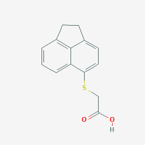 molecular formula C14H12O2S B2681916 2-(1,2-Dihydroacenaphthylen-5-ylsulfanyl)acetic acid CAS No. 565170-66-3