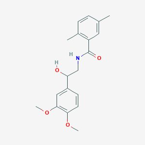 molecular formula C19H23NO4 B2681935 N-(2-(3,4-dimethoxyphenyl)-2-hydroxyethyl)-2,5-dimethylbenzamide CAS No. 1797300-02-7