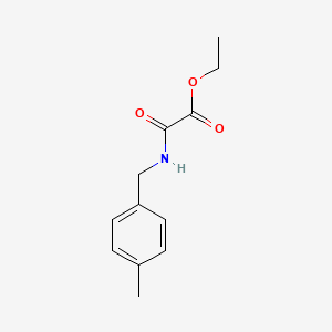 ethyl {N-[(4-methylphenyl)methyl]carbamoyl}formate