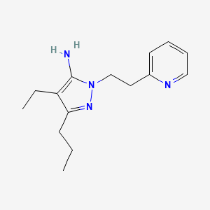 4-Ethyl-3-propyl-1-(2-(pyridin-2-yl)ethyl)-1H-pyrazol-5-amine
