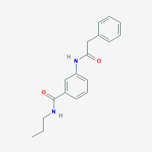 molecular formula C18H20N2O2 B268198 3-[(phenylacetyl)amino]-N-propylbenzamide 