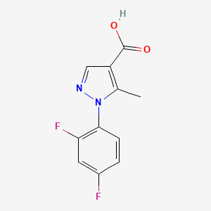 1-(2,4-difluorophenyl)-5-methyl-1H-pyrazole-4-carboxylic acid