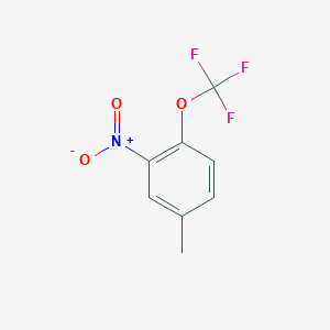 molecular formula C8H6F3NO3 B2682070 3-Nitro-4-(trifluoromethoxy)toluene CAS No. 1261573-77-6
