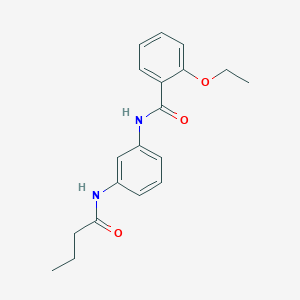 molecular formula C19H22N2O3 B268210 N-[3-(butyrylamino)phenyl]-2-ethoxybenzamide 