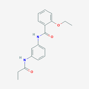 molecular formula C18H20N2O3 B268212 2-ethoxy-N-[3-(propionylamino)phenyl]benzamide 